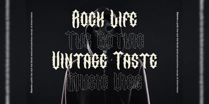 Elaxors Font Poster 5