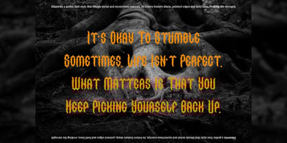 Elaxors Font Poster 8