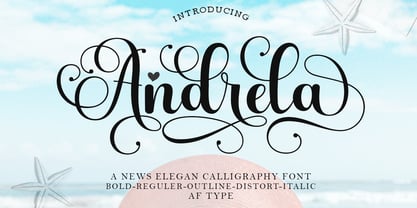 Andrela Font Poster 1