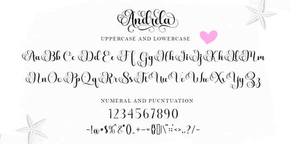 Andrela Font Poster 7