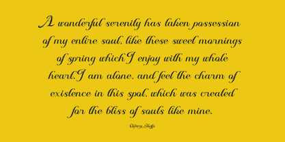 Melaghio Font Poster 9