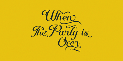 Melaghio Font Poster 4