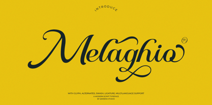 Melaghio Font Poster 1