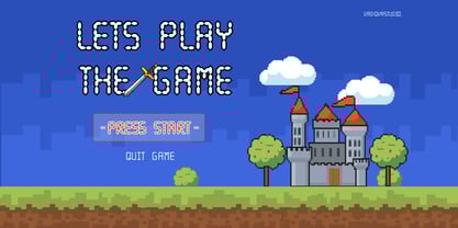 Pixelarc Font Poster 5