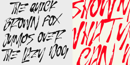 MC Ruthless Wilonic Font Poster 2
