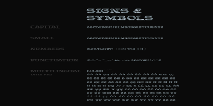 Cyron Steel Font Poster 3