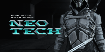 Cyron Steel Font Poster 2