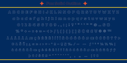 Fox Solid Font Poster 10
