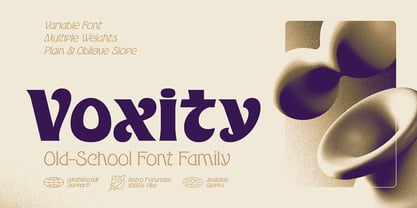 Voxity Font Poster 1