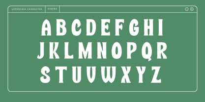 Kinero Retro Font Poster 3