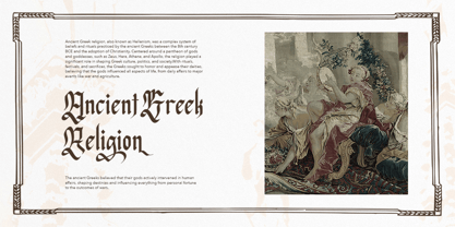 Blank Night Font Poster 4