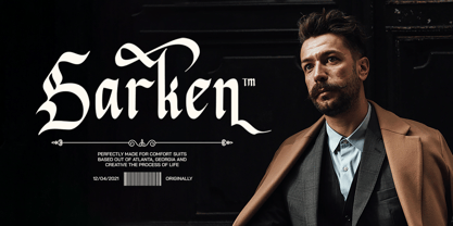 Blank Night Font Poster 5