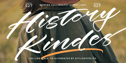 History Kindes Font Poster 1