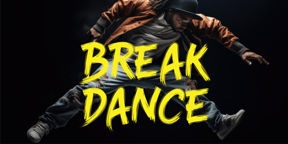 Crazy Rave Font Poster 7