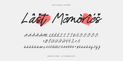 Bianetta Font Poster 8