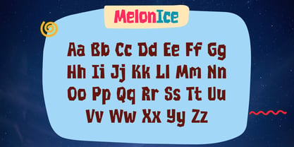 Melon Ice Font Poster 11