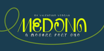 Medona Font Poster 1