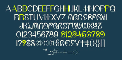 Medona Font Poster 7