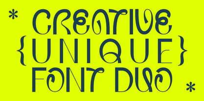 Medona Font Poster 2