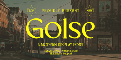 Golse Font Poster 1