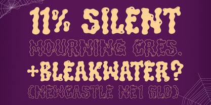 Ooze Gloom Font Poster 5