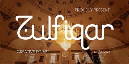 Zulfiqar Font Poster 1