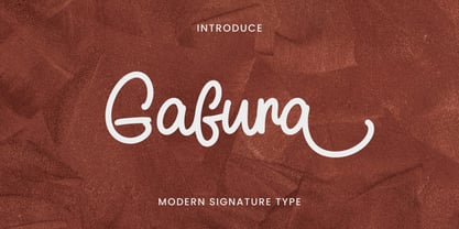 Gafura Font Poster 1