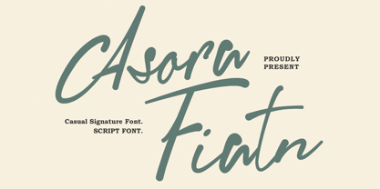 MC Asora Fiatn Font Poster 1