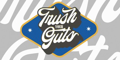 Austria Script Font Poster 7