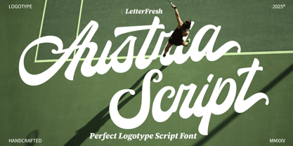 Austria Script Font Poster 13