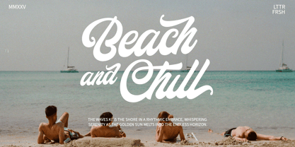 Austria Script Font Poster 6