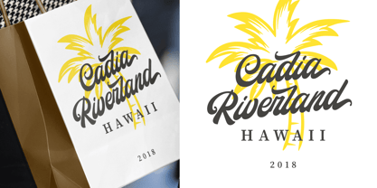 Austria Script Font Poster 4