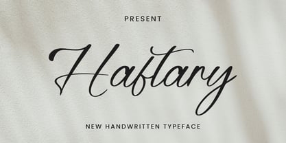 Haftary Font Poster 1