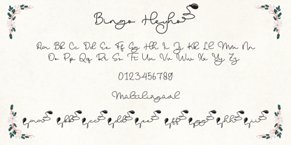 Bingo Heyho Mono Font Poster 8