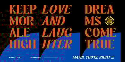 Mileast Font Poster 11