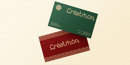 Taj Manal Font Poster 5