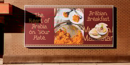 Taj Manal Font Poster 6