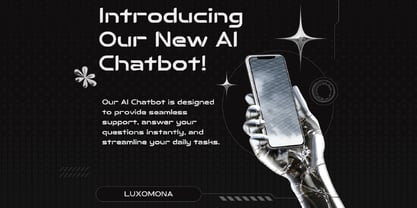 Luxomona Font Poster 2