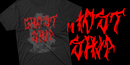 Trash Cadaver Font Poster 2