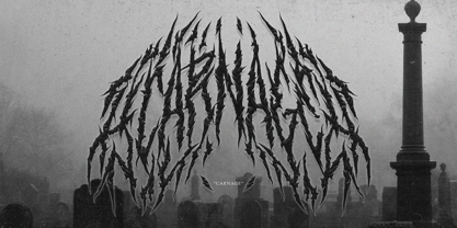 Syndrome Black Font Poster 6