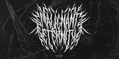 Syndrome Black Font Poster 8