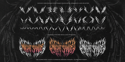 Syndrome Black Font Poster 10