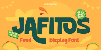 Jafitos Font Poster 1