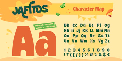 Jafitos Font Poster 2