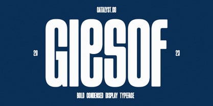 Giesof Font Poster 1