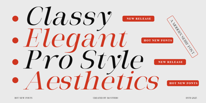 Milghera Serif Font Poster 5