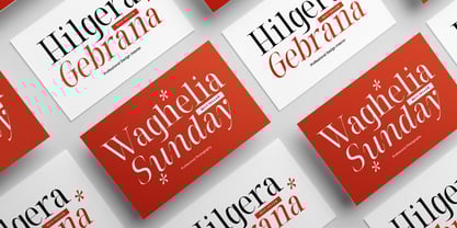 Milghera Serif Font Poster 8