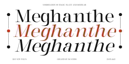 Milghera Serif Font Poster 7
