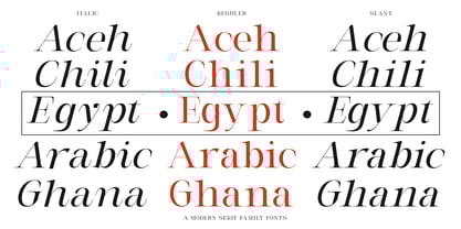 Milghera Serif Font Poster 3