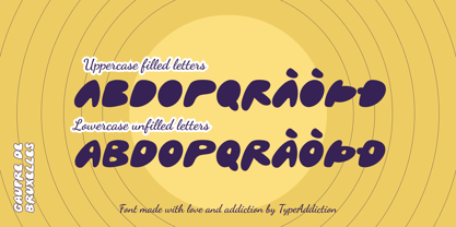 Gaufre de Bruxelles Font Poster 3